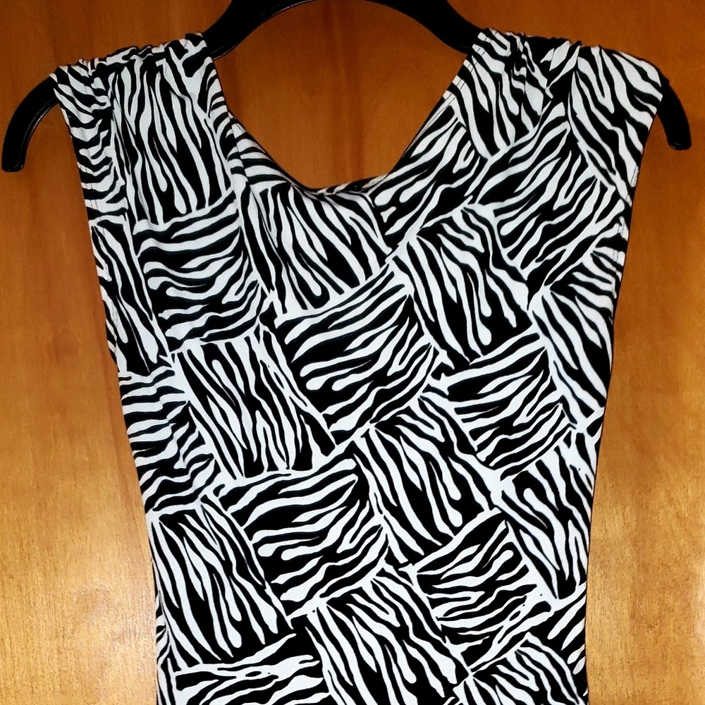 En Focus Studio black and white midi dress